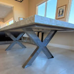 Custom dining table from Charleston Forge Made in USA