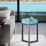 Cooper Drink Table with Fusion Glass Top