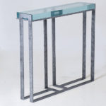 Custom Watson console with fusion glass from Andrew Pearson from Charleston Forge Made in USA