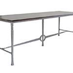 Custom Omega dining table hand forged from Charleston Forge Made in USA