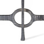 Table base detail hand forged from Charleston Forge Made in USA