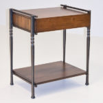 Custom nightstand hand forged from Charleston Forge Made in USA