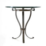 Custom bar table hand forged from Charleston Forge Made in USA