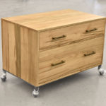 Custom wood Desk file cabinet from Charleston Forge Made in USA