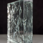 Block of Seascape Fusion Glass