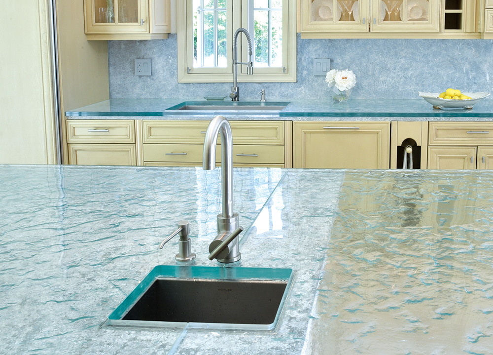 Charleston Forge glass counter sink cutout