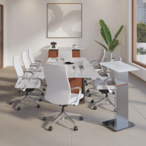 Charleston Forge Stoneline Designs American Made Apex Conference Table and Lectern