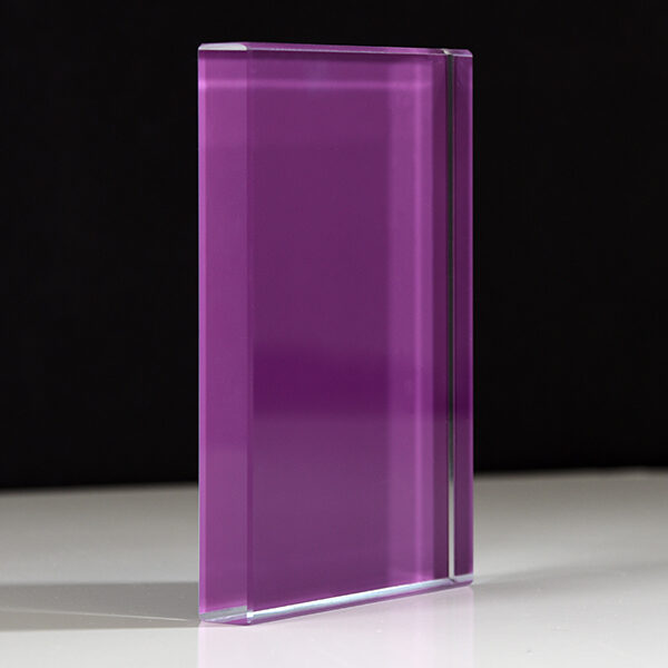Charleston Forge Purple Backpainted Specialty Glass