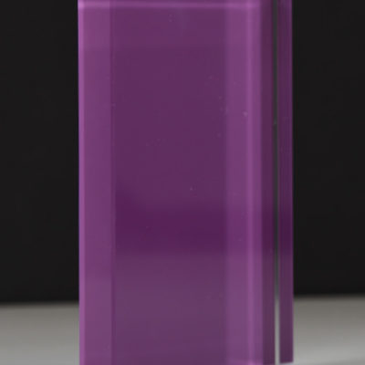 Purple Back-Painted Glass