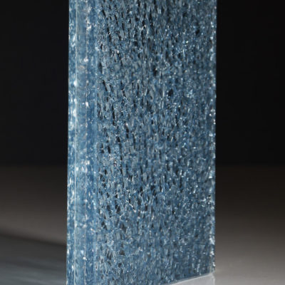 GLF-Blue Chearleston Forge Blue Facet Glass